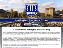 Tablet Screenshot of burlingtonbusinessgroup.com